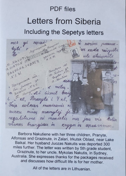 Letters from Siberia (PDF files)