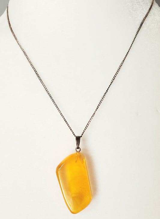 Baltic Amber Stone Necklace (2786)