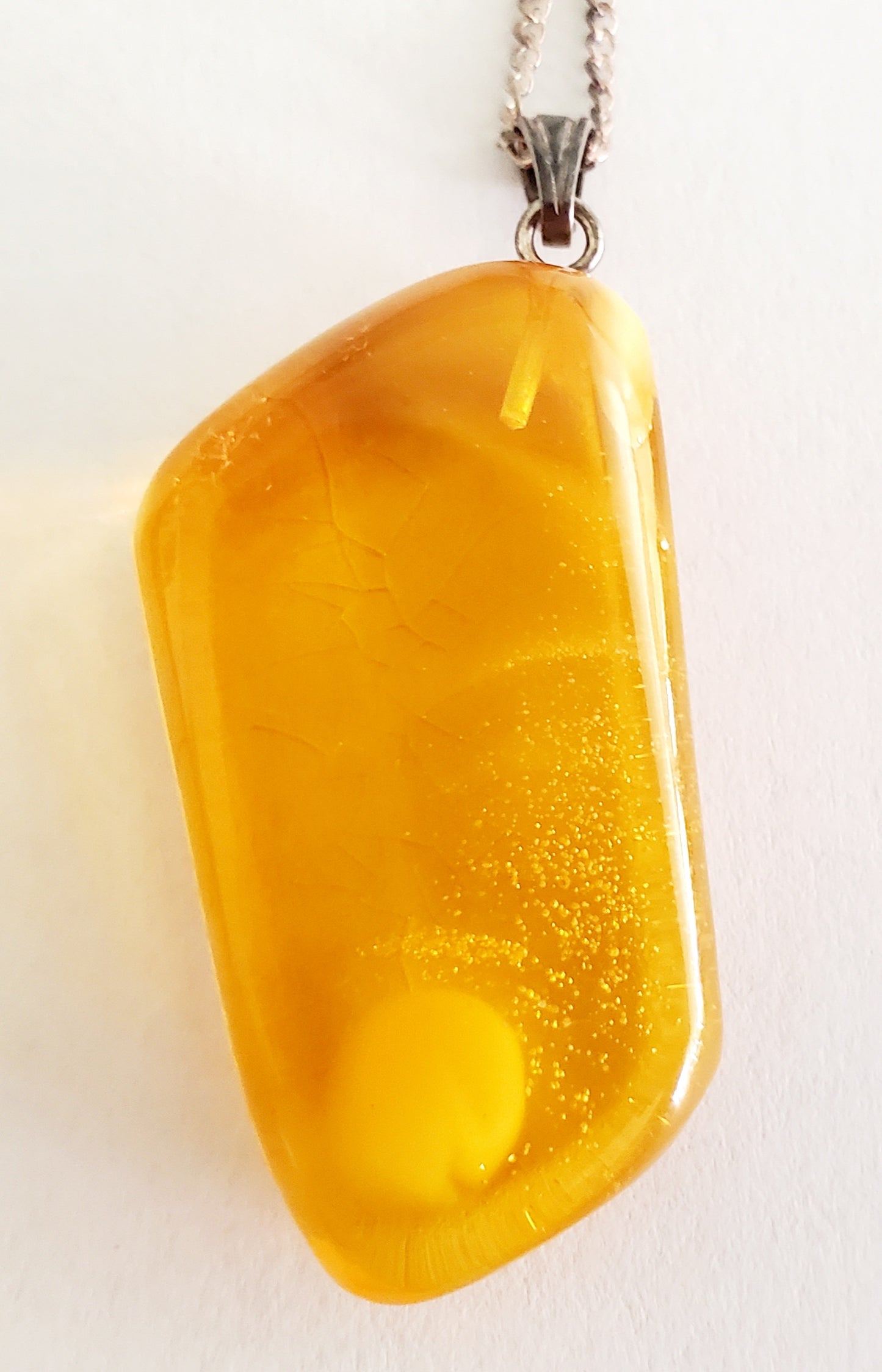 Baltic Amber Stone Necklace (2786)