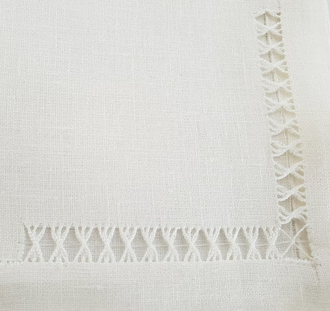 Linen Napkin, Set of 6 - White (2371)