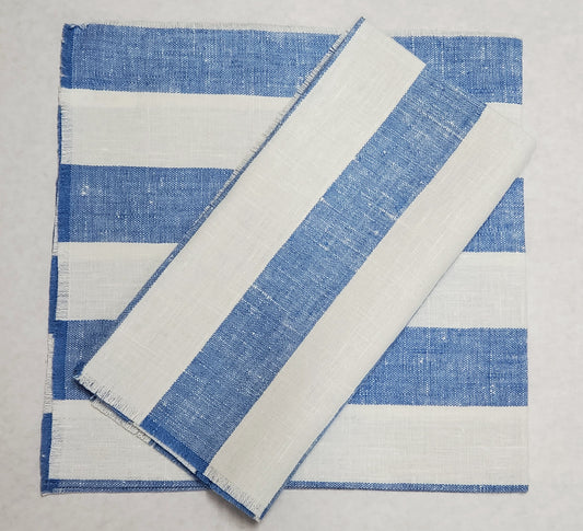 Striped Linen Napkin, Set of 4 (3274)