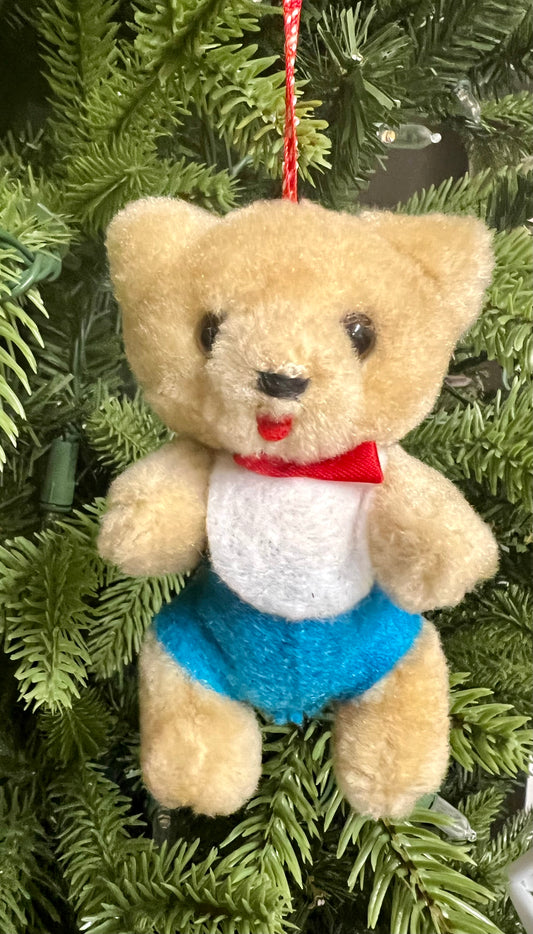 Little Brown Nose Teddy Bear Ornament