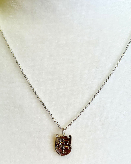Sterling Silver "Vytis" Necklace