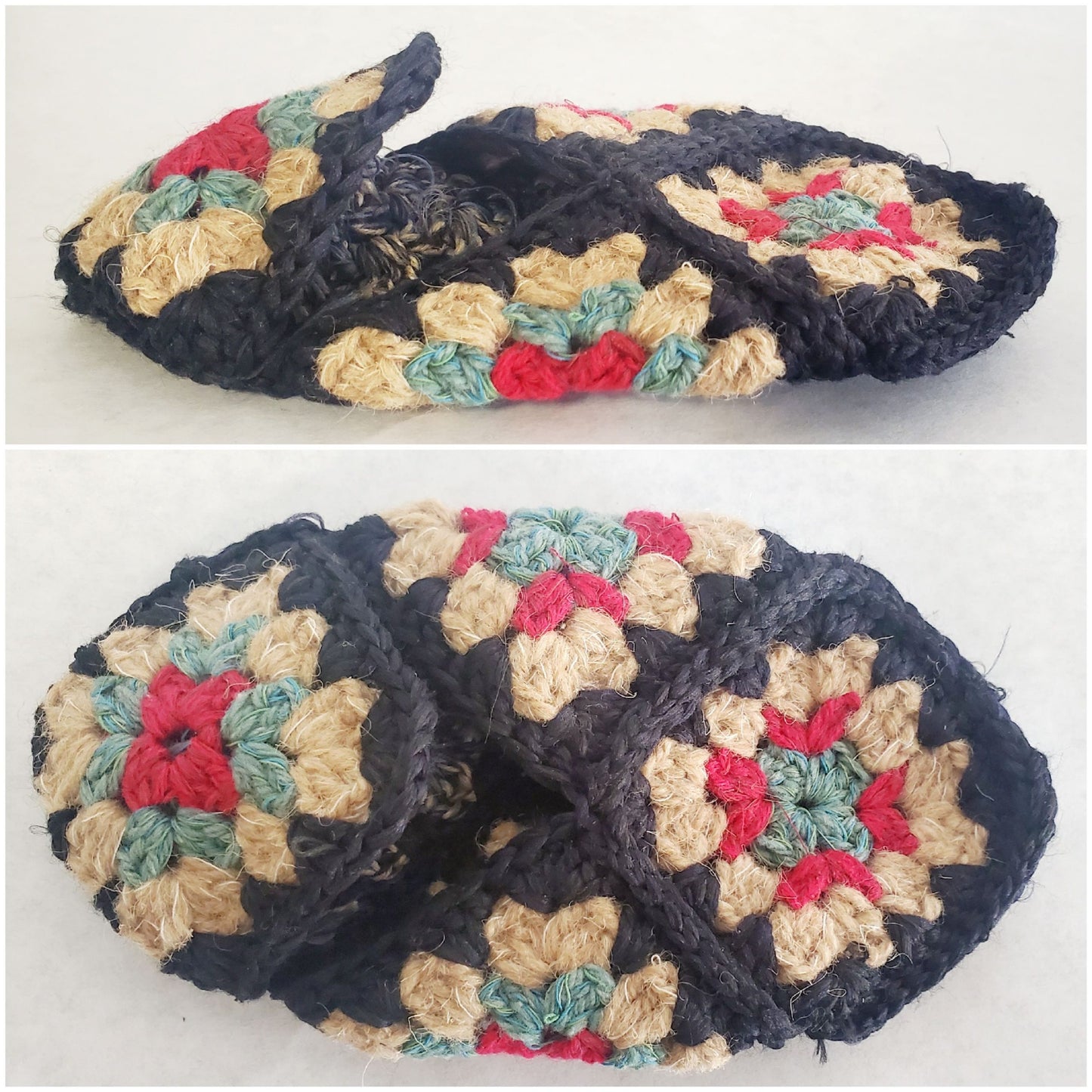 Hand-Crocheted Slippers [Children's] (0411)