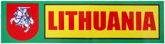 LITHUANIA Bumper Sticker (0438)