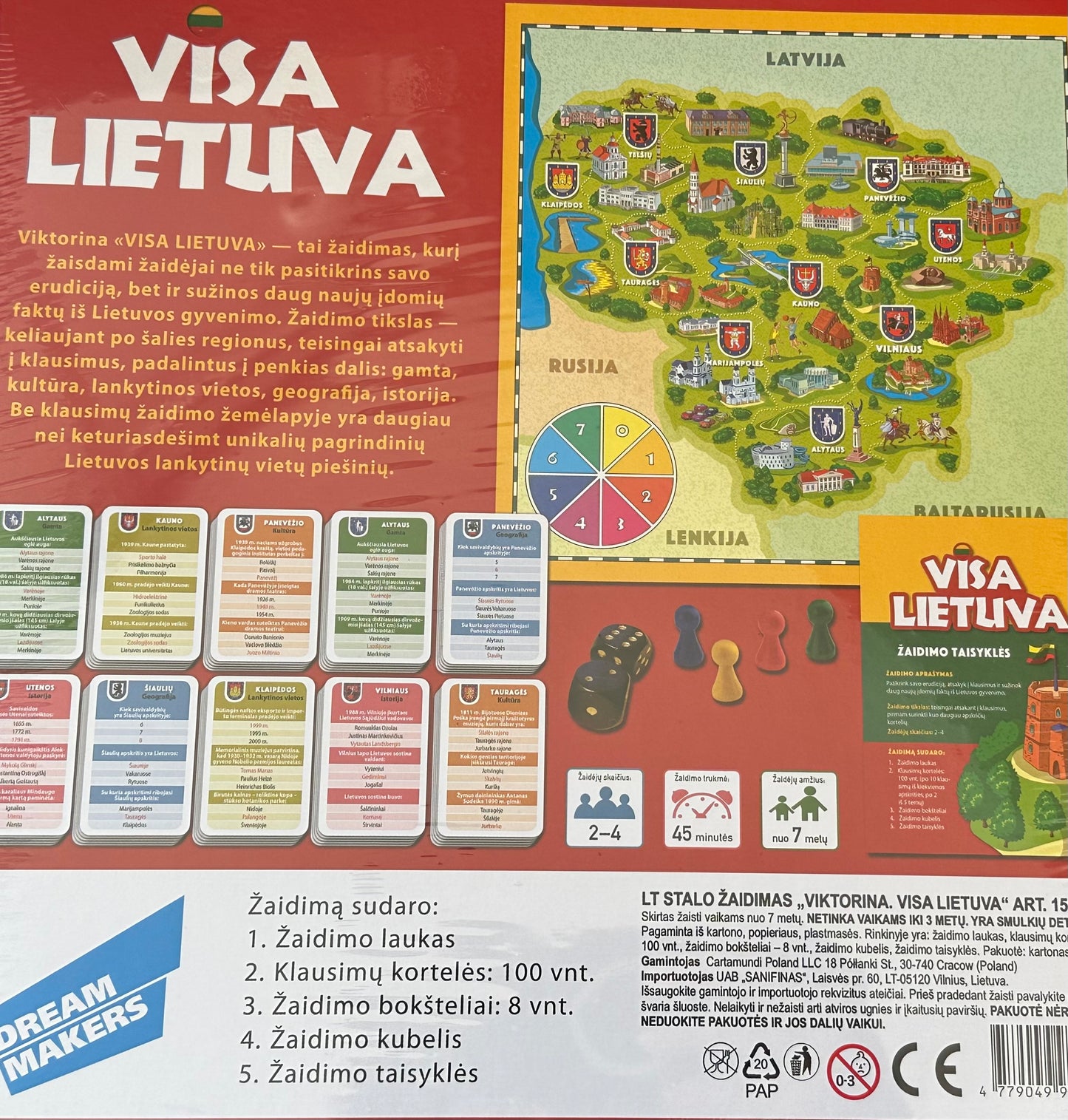 Stalo žaidimas Visa Lietuva (3533)