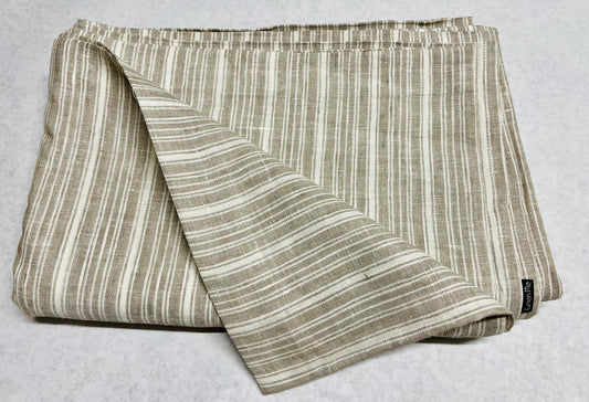 Multi - stripe Linen Duvet Cover