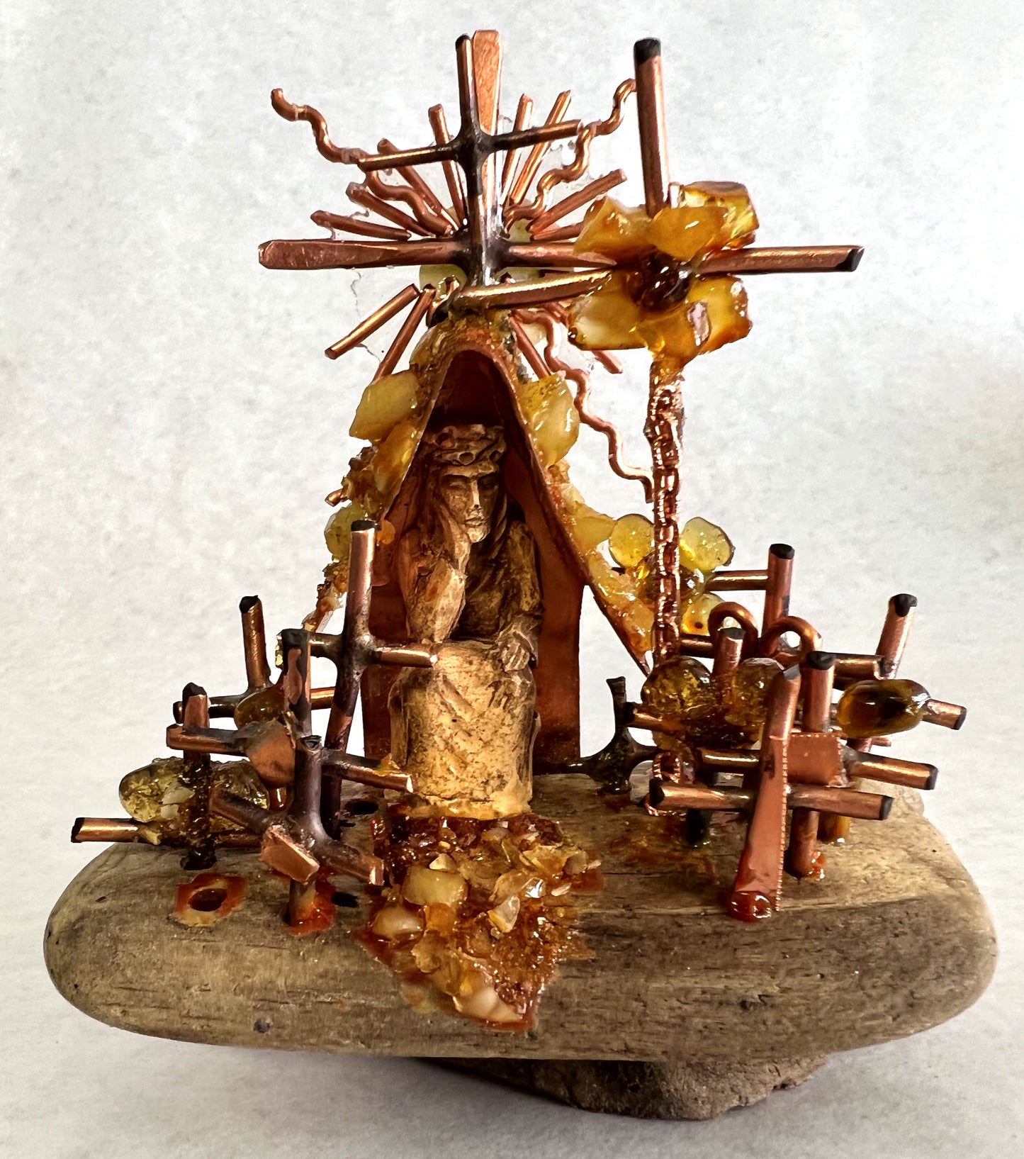 Miniature Hill of Crosses sculpture (3138)