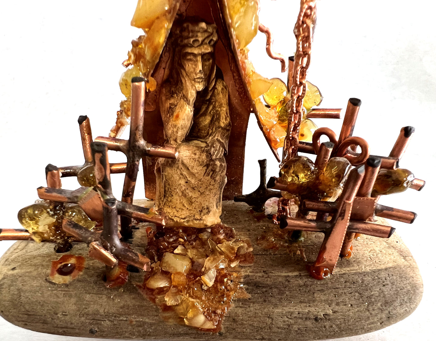 Miniature Hill of Crosses sculpture (3138)