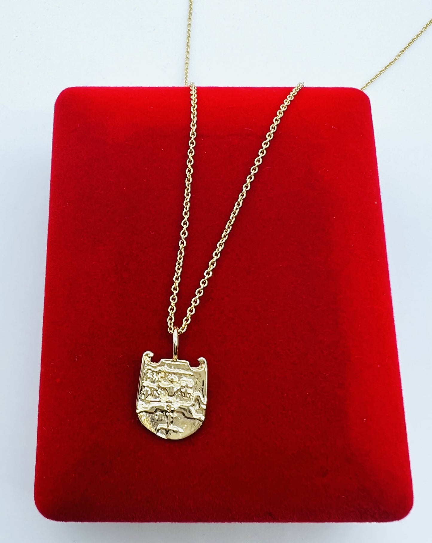 14K Gold "Vytis" Necklace