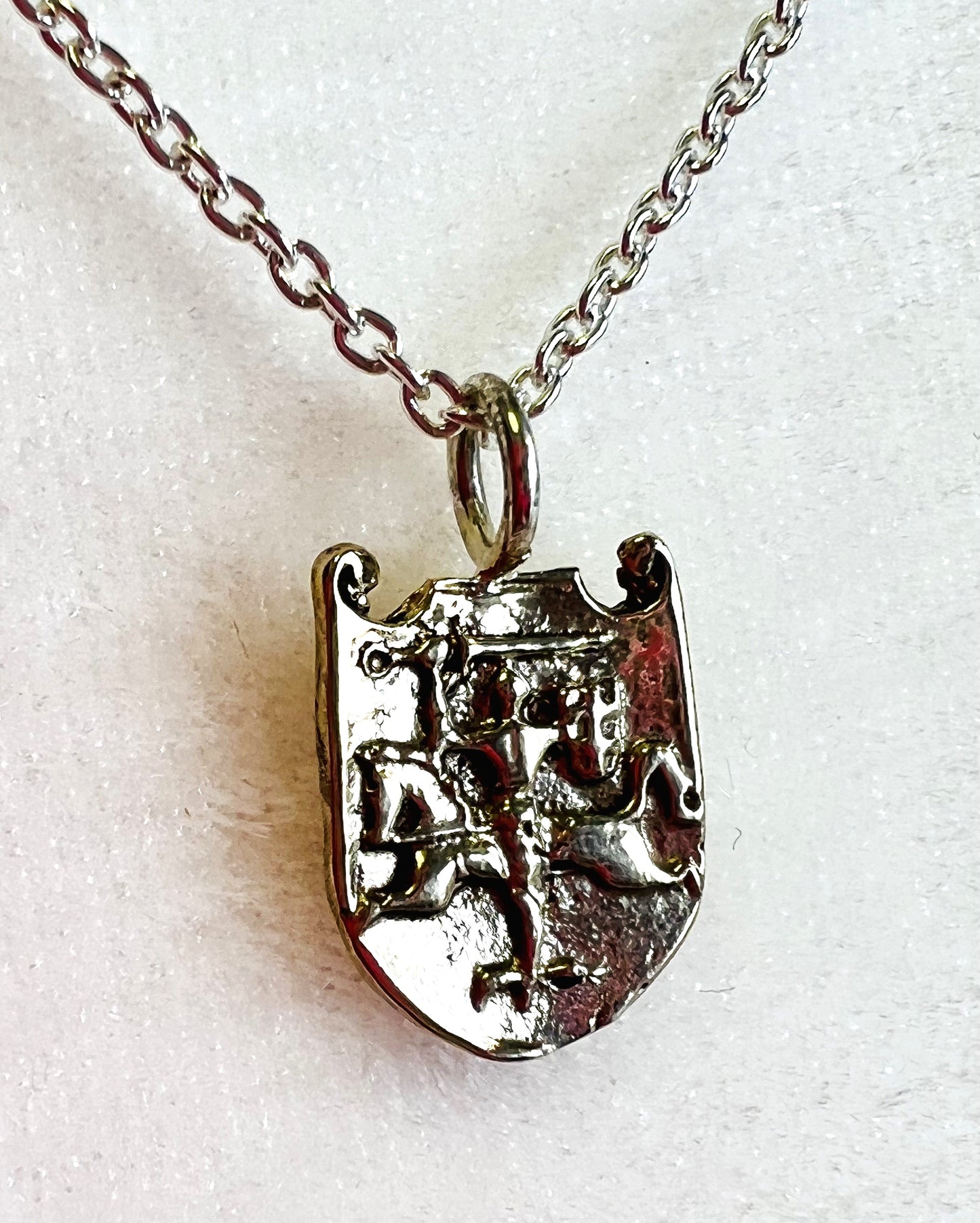 Sterling Silver "Vytis" Necklace