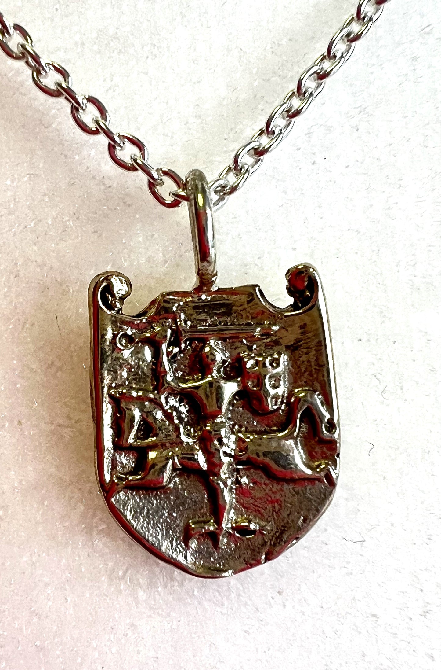 Sterling Silver "Vytis" Necklace