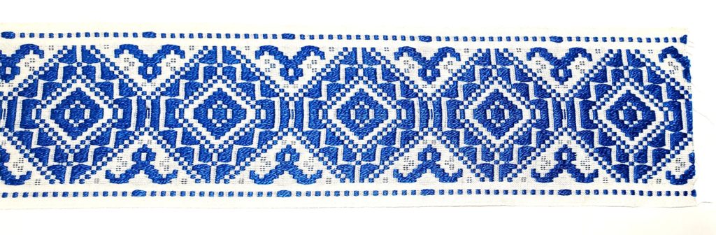 Lithuanian Sash - Blue (0902)