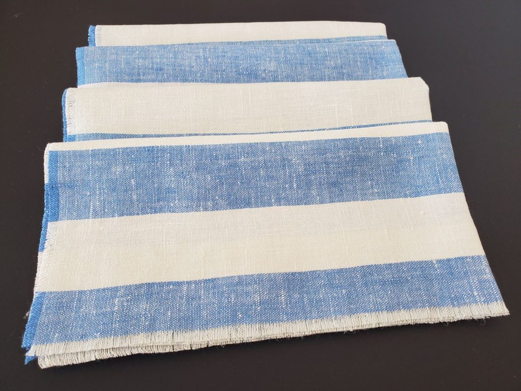 Striped Linen Napkin, Set of 4 (3275)